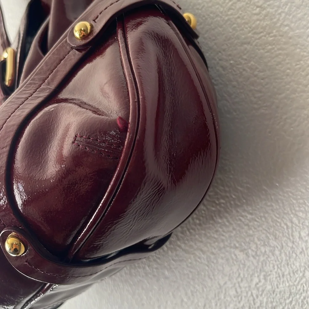 Dooney & Bourke Burgundy Shoulder Bag - Picture 10 of 16